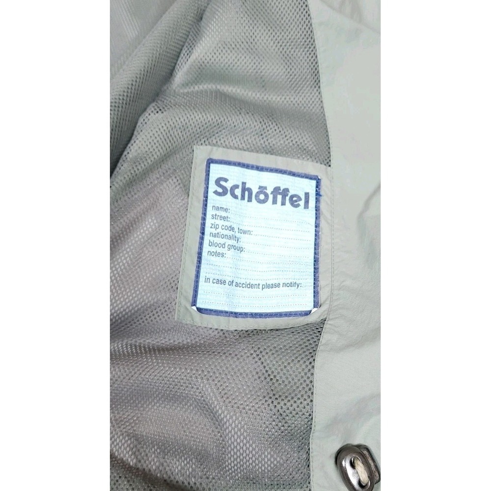 Schoffel Womens Size 12 Outdoor Nylon Vest Gilet Jacket Full Zip Beige - Picture 8 of 12